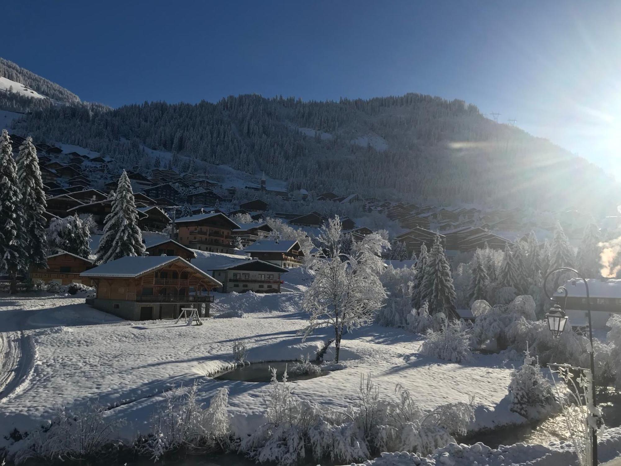 Au Bois De Lune Chatel Bagian luar foto