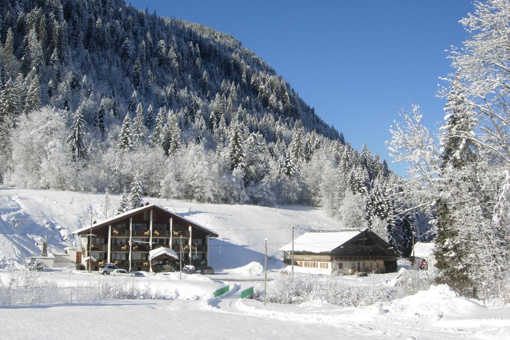 Au Bois De Lune Chatel Bagian luar foto