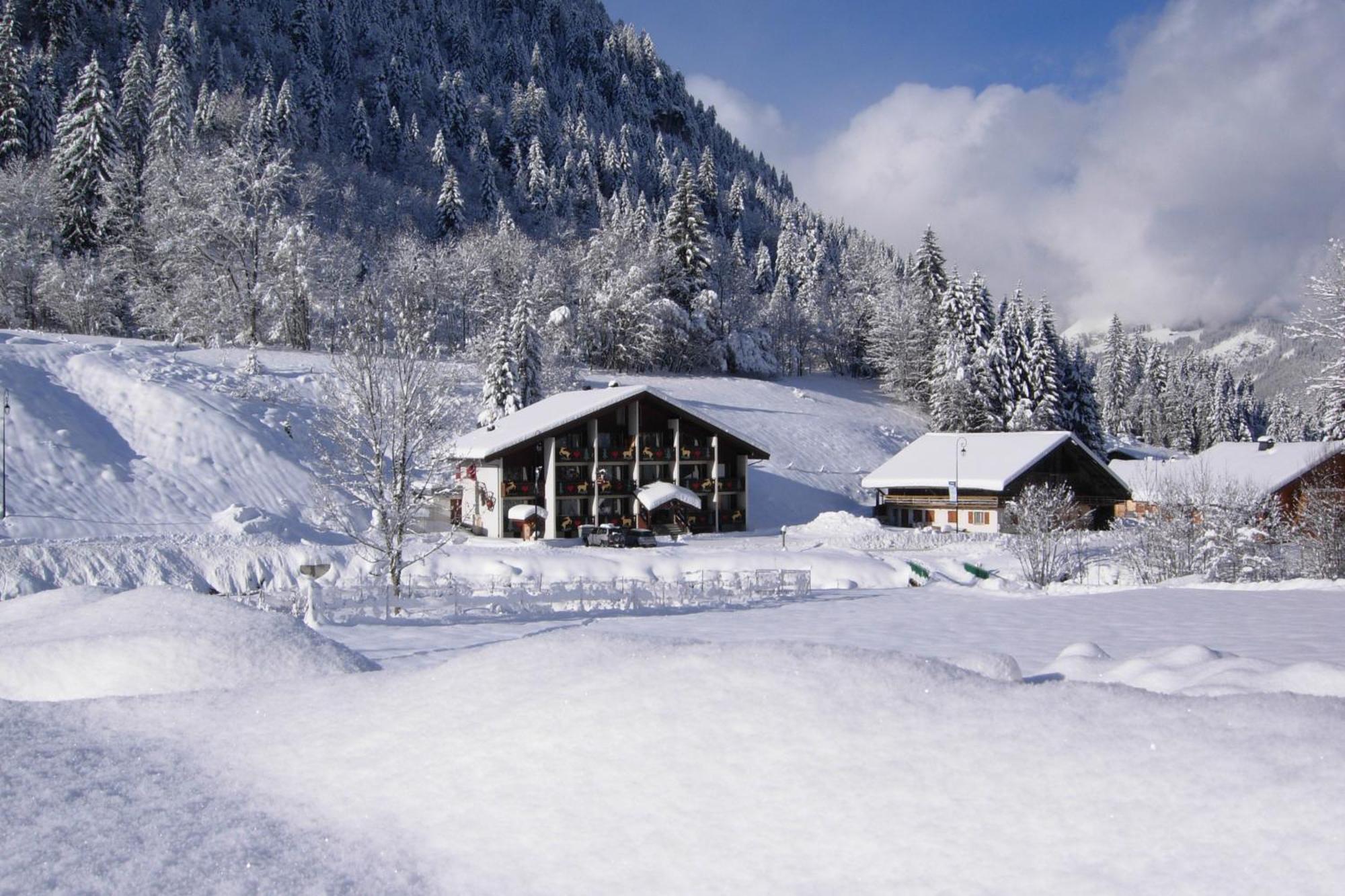 Au Bois De Lune Chatel Bagian luar foto